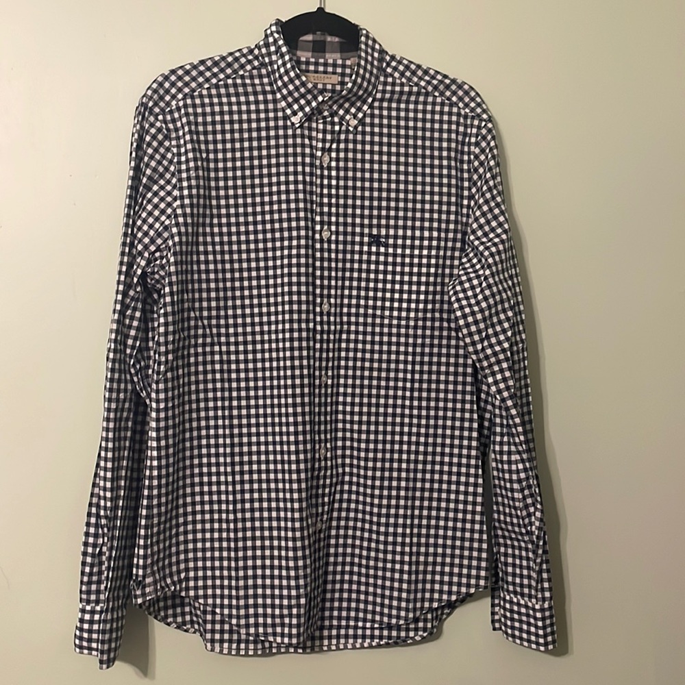 Burberry Brit Checkered Button Down Shirt